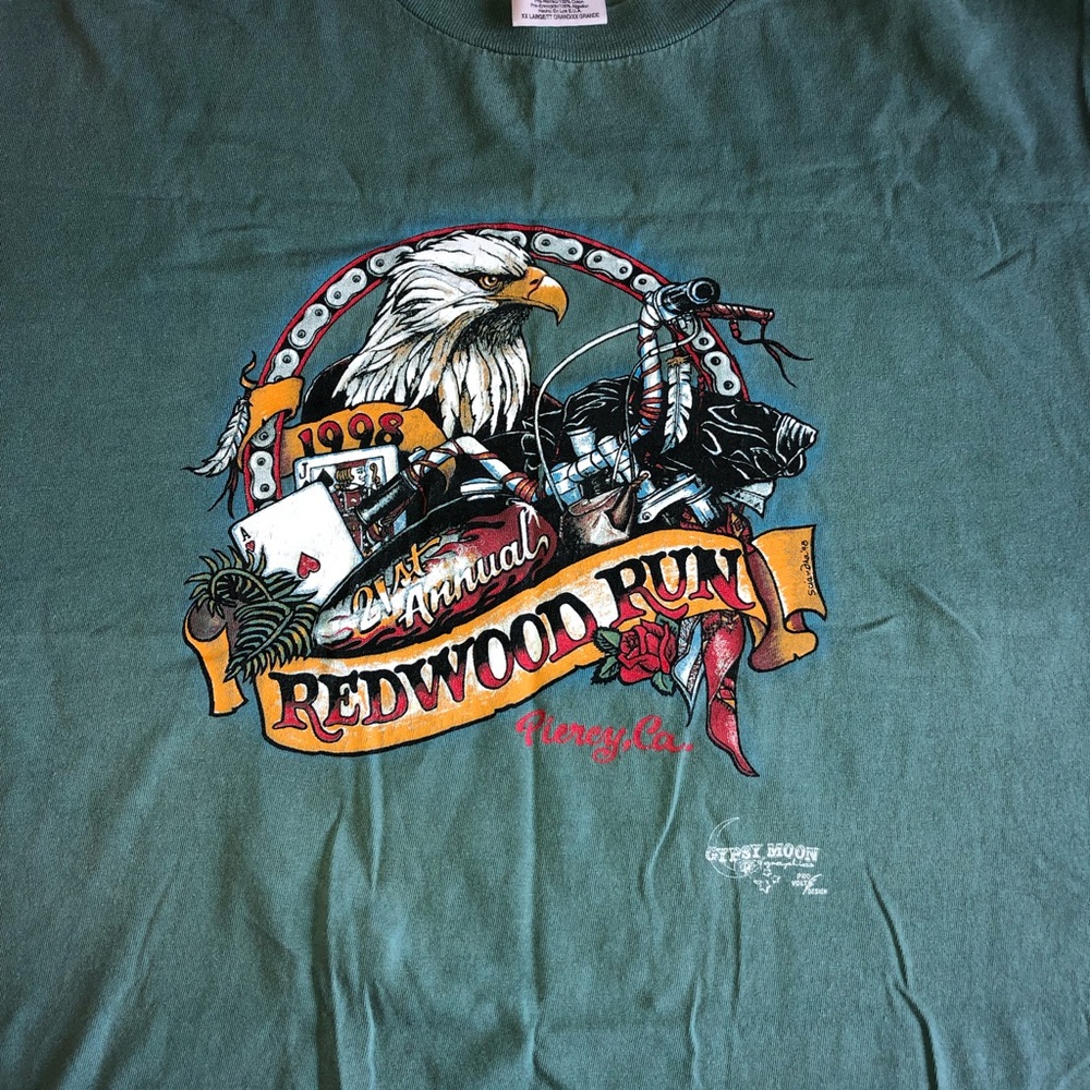 COPY - Vintage Redwood Run 1998 t shirt
